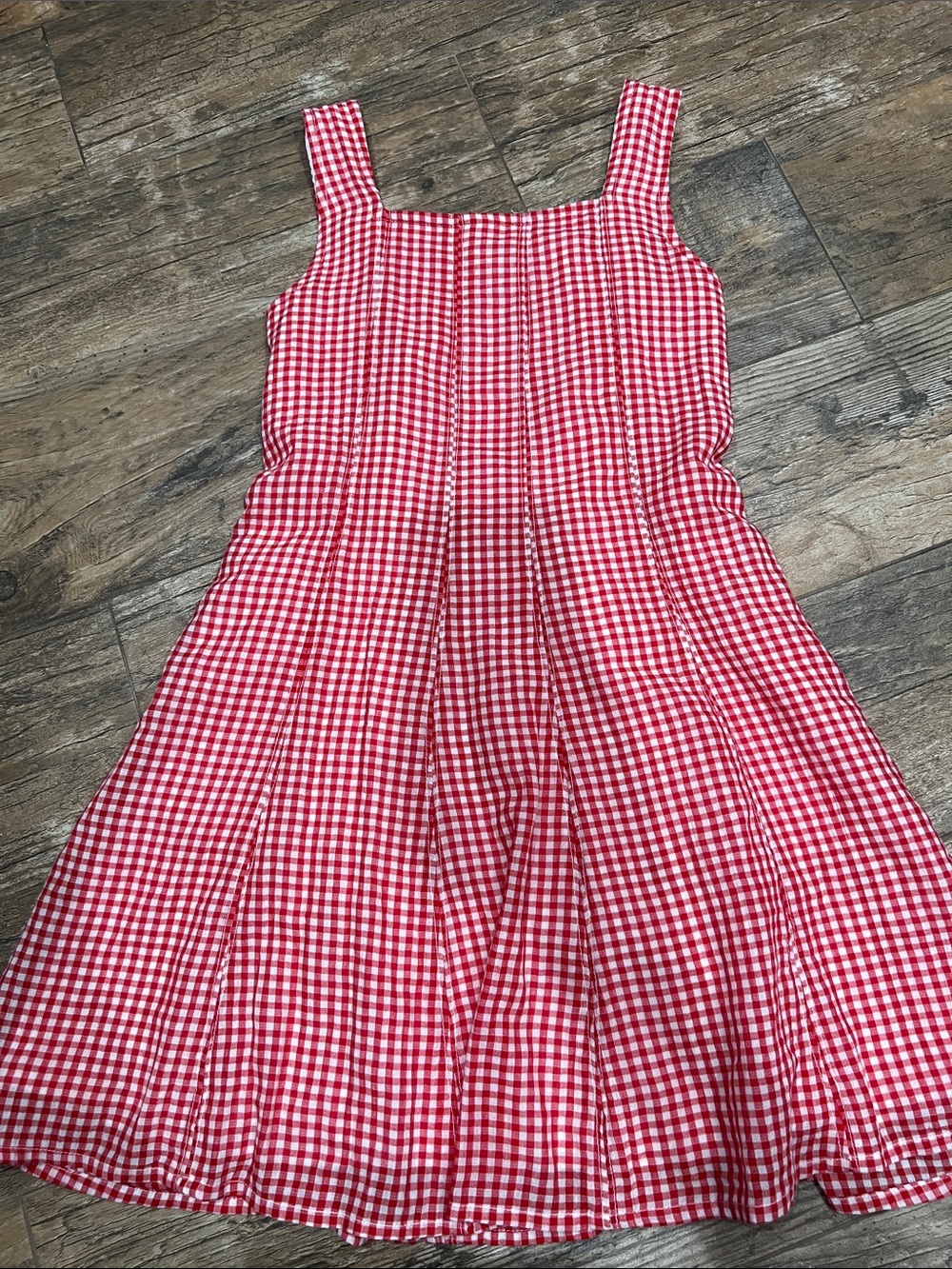 abercrombie kids Red and White Gingham Sundress